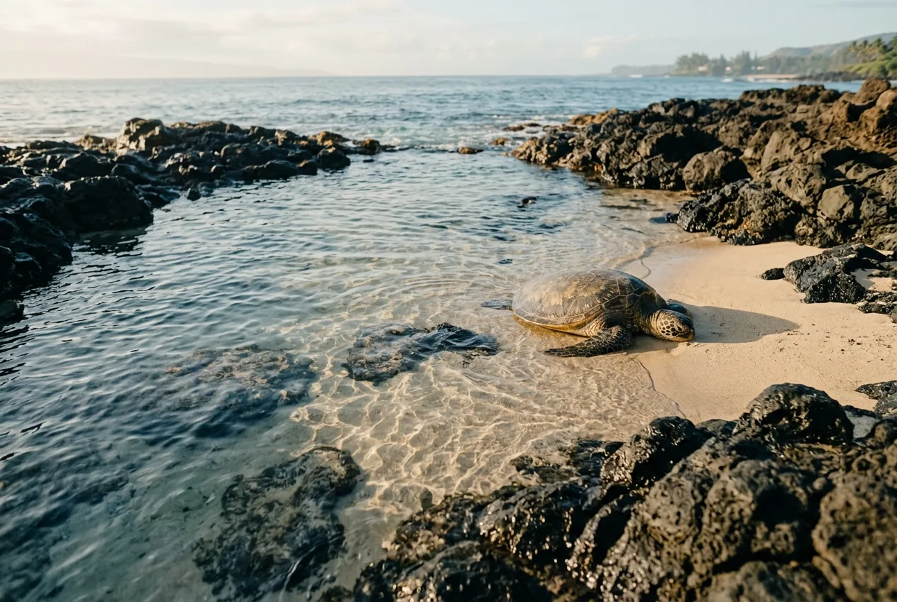The tide pools at Shark's Cove